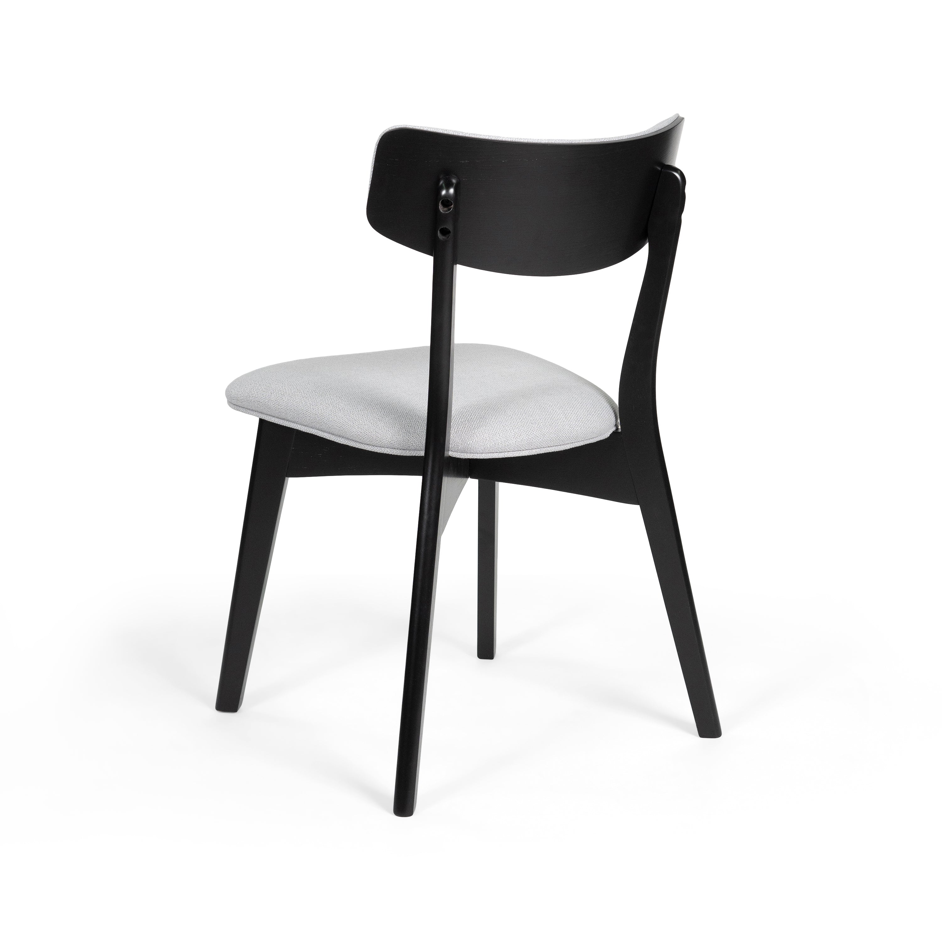 Modern Dining Chairs Set of 2 - Sturdy Wooden Kitchen Chairs with Padded Seats - Perfect for Dining Room, Kitchen, Breakfast Nook & Small Spaces