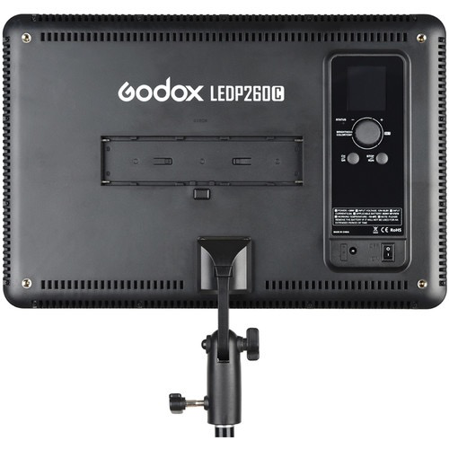 Godox LEDP260C 260W Bi-Color LED Video Light Panel - Dimmable Photography Lighting for Studio, YouTube & Live Streaming