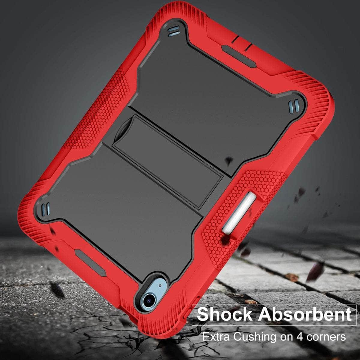 3 Layers Full Body Protective Case for iPad 10 (2022) - Shockproof, Scratch Resistant Cover with Screen Protector for Home, Office & Travel Use