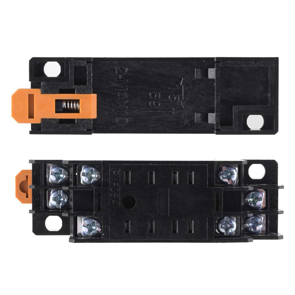 24V DC Delay Timer Relay H3Y-2 with 0-60 Second Adjustable Time & Base Socket - DPDT Time Switch for Industrial Automation, HVAC Systems, and Electrical Control Panels