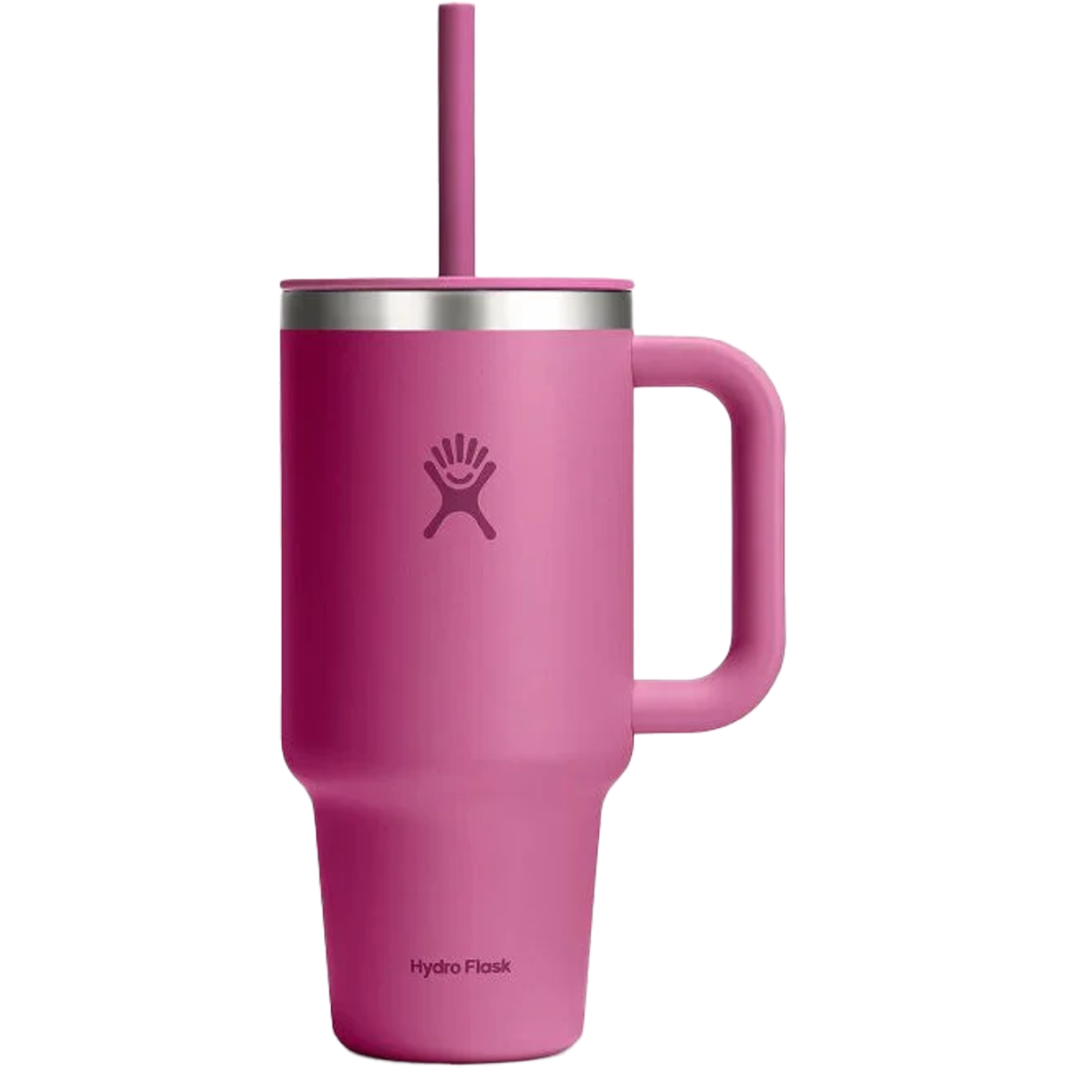 32 oz Insulated Stainless Steel Travel Tumbler with Lid & Straw - Leakproof Vacuum Flask for Hot & Cold Drinks - Perfect for Commuting, Camping, Hiking & Outdoor Adventures