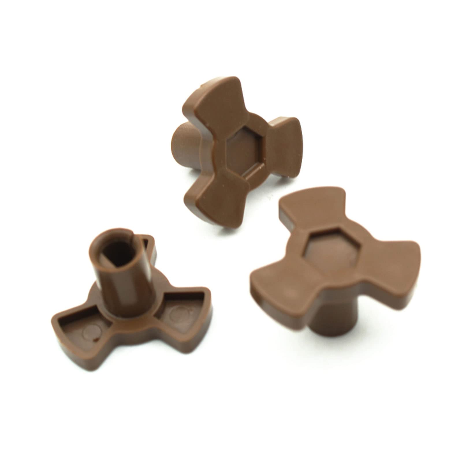 3-Pack Microwave Turntable Coupler Replacement Kit with 2 Roller Guides - Compatible with Most Microwave Ovens - Y-Shaped Drive Coupling for Glass Tray - Perfect for Broken Turntable Repair & Appliance Maintenance
