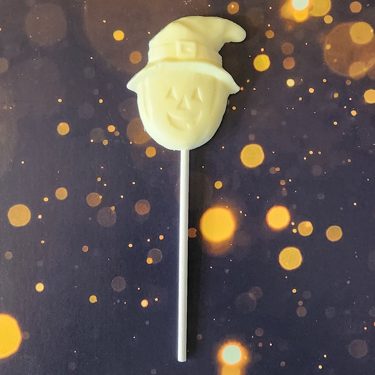 Halloween Chocolate Pumpkin Lollipop with Cute Hat - Perfect for Trick or Treat, Party Favors & Spooky Season Treats