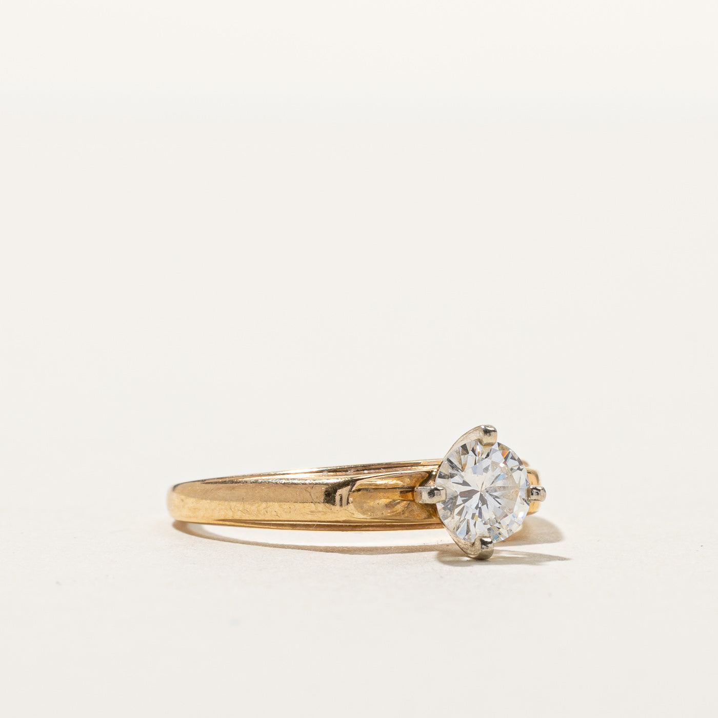 0.53ct Solitaire Diamond Engagement Ring for Women, Size 6.5 - Perfect for Proposals, Weddings & Anniversary Gifts | GIA Certified | 14K White Gold