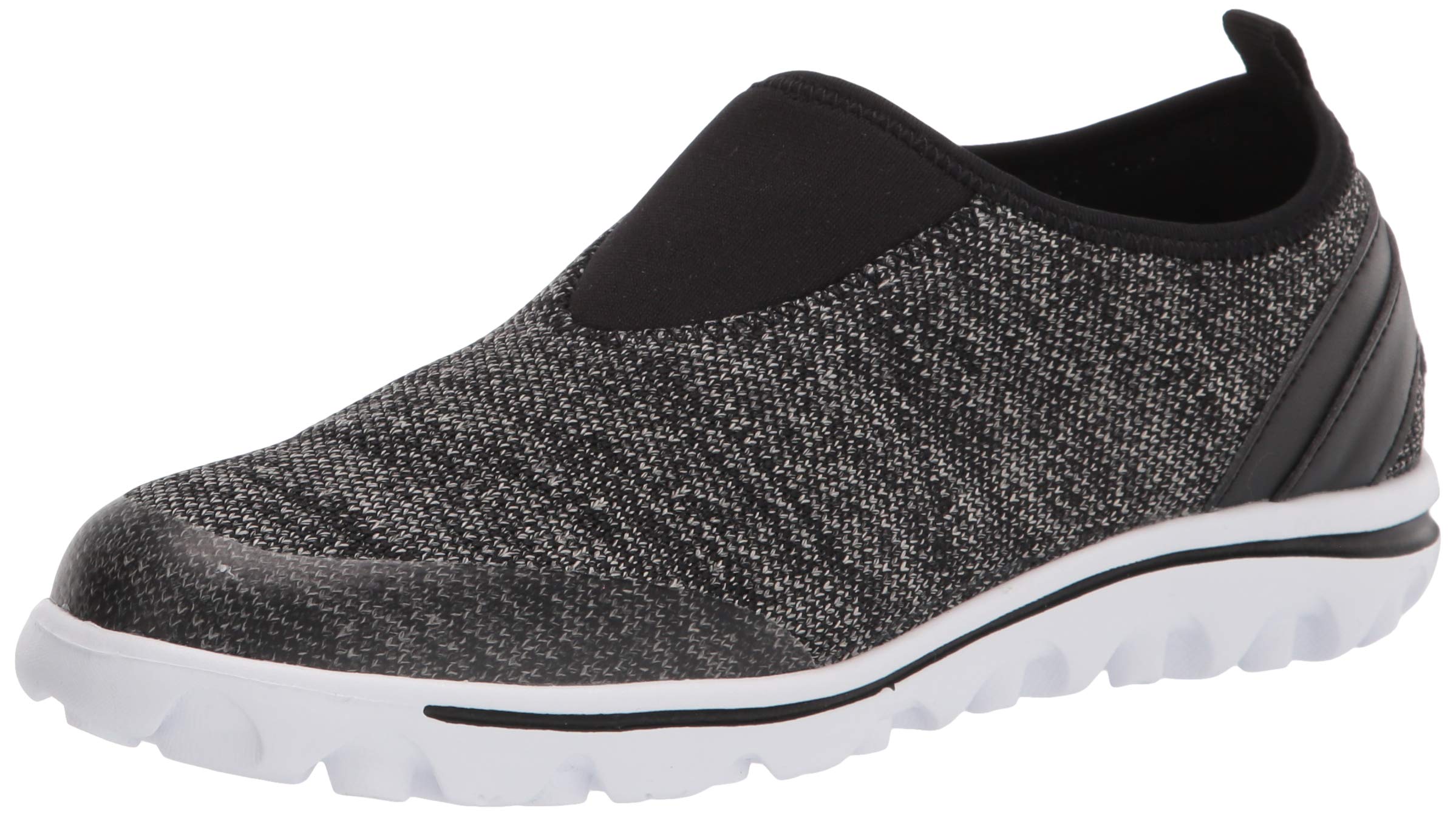 Propet Women's TravelActiv Lightweight Slip-On Fashion Sneakers - Comfortable Walking Shoes for Travel, Work & Everyday Wear
