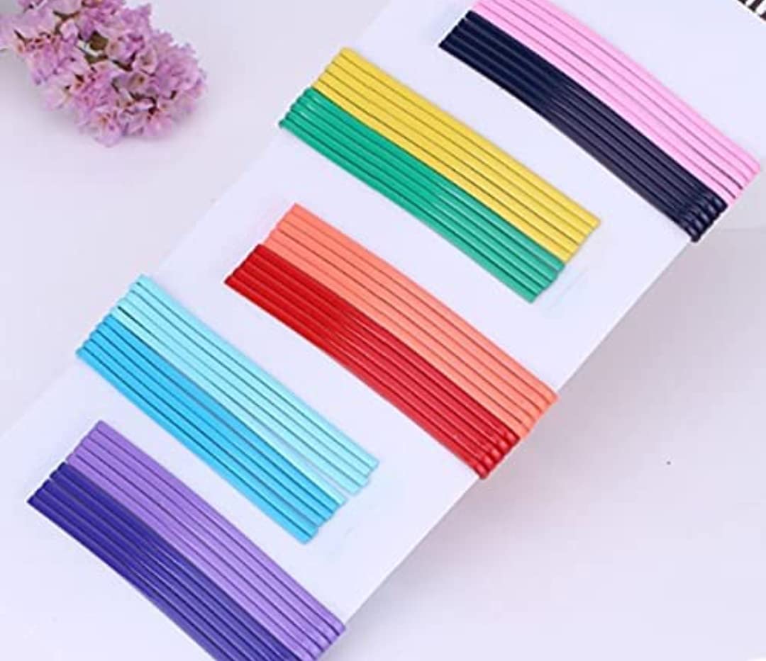 Stylish Metal Bobby Pins for Women - 50pcs Hair Accessories for Party & Daily Use