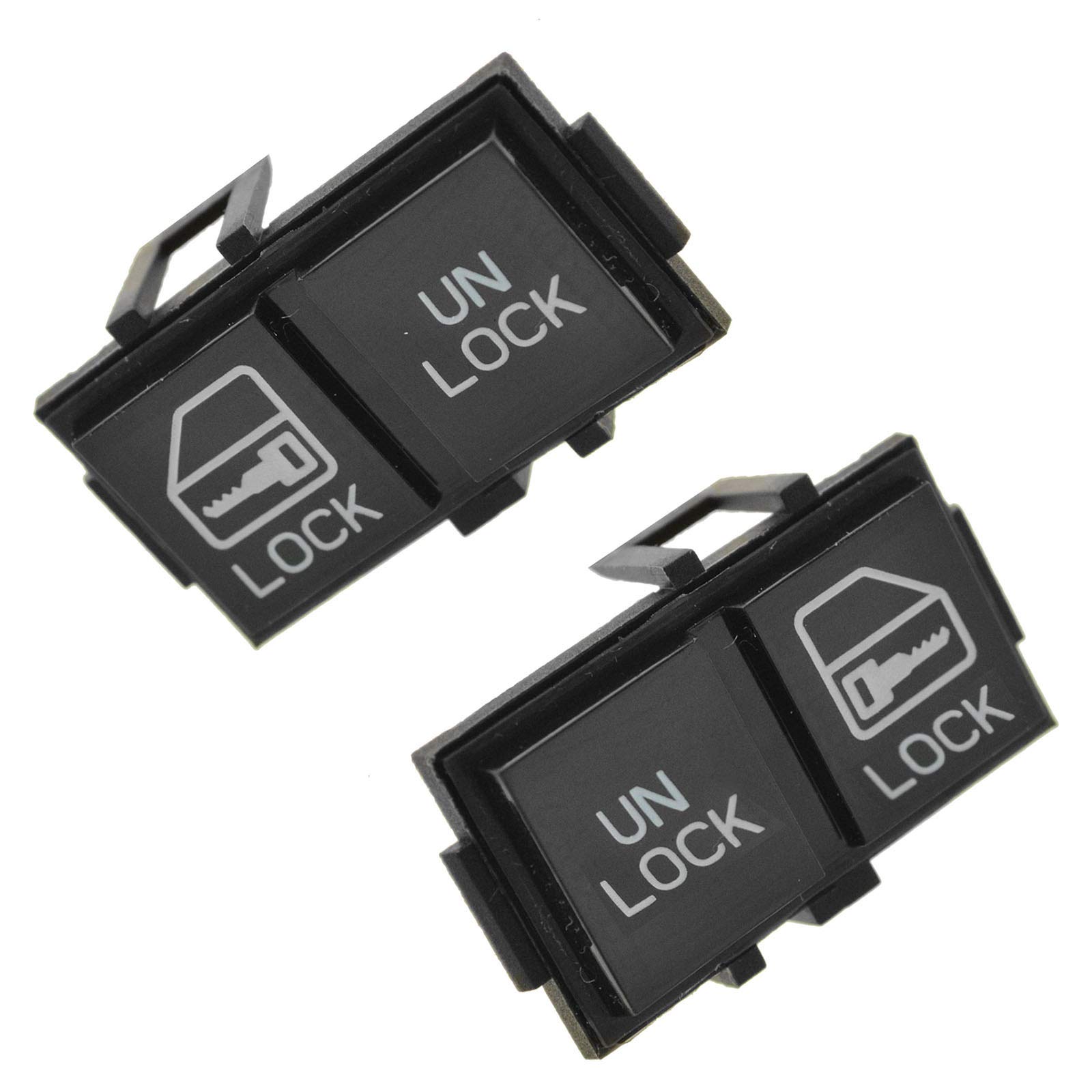 Replacement Power Door Lock Switch Button Pair Set for Chevy Pontiac Buick Cadillac - Durable & Easy Installation - Perfect for Car Door Lock Repair & Maintenance