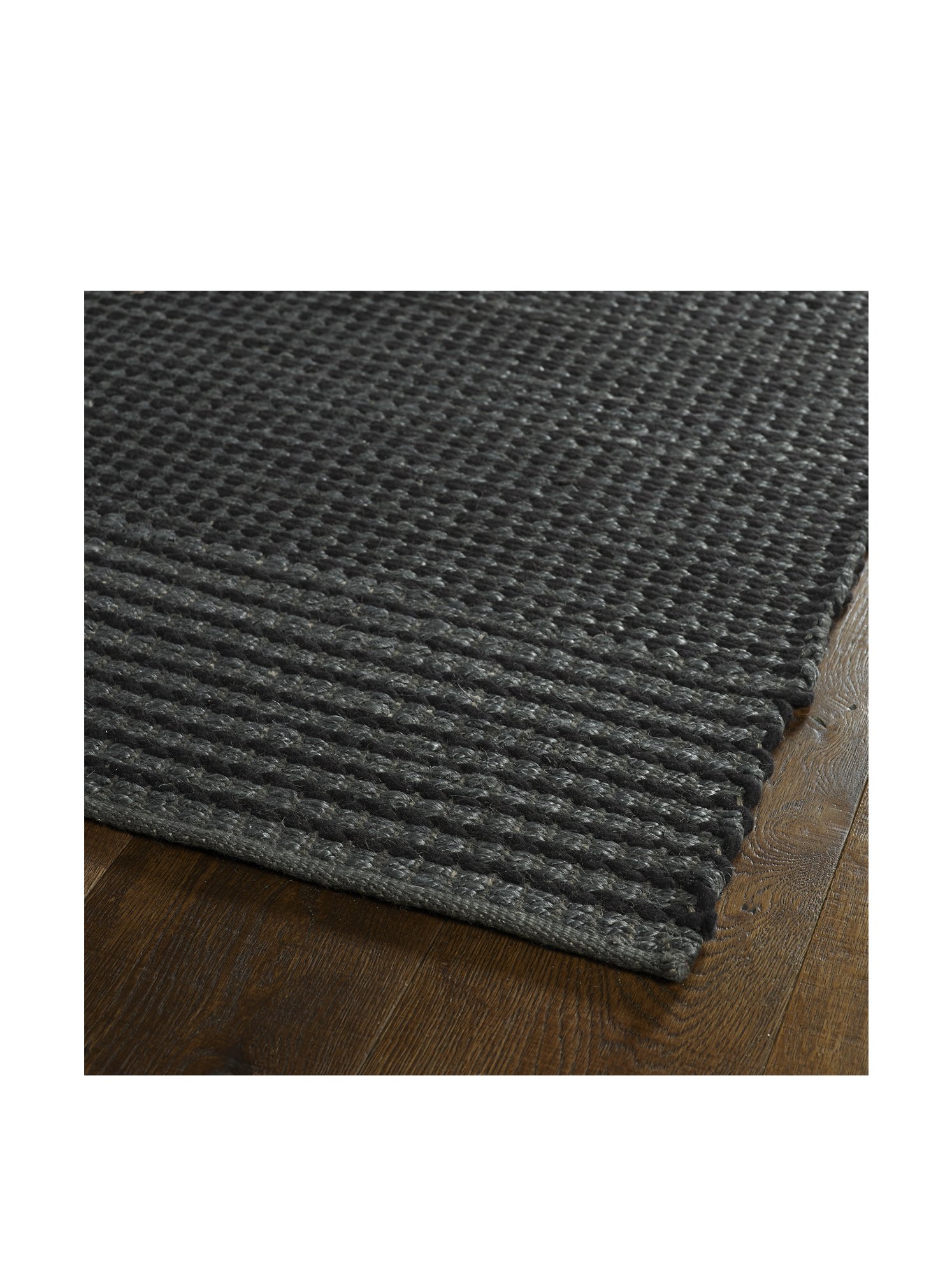 Handmade Kaleen Rugs Colinas 8' x 10' Area Rug in Charcoal - Premium Wool Living Room Rug for Bedroom, Dining Room & Home Decor