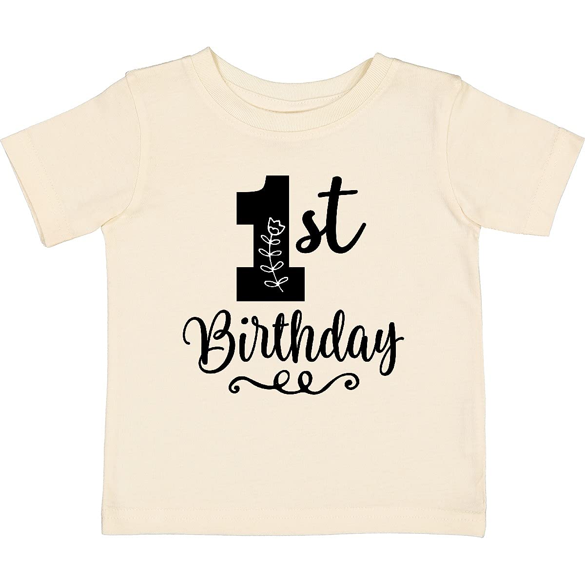 1st Birthday T-Shirt for 1 Year Old Girls - Cute Baby Outfit for Birthday Party & Photo Shoots | Inktastic