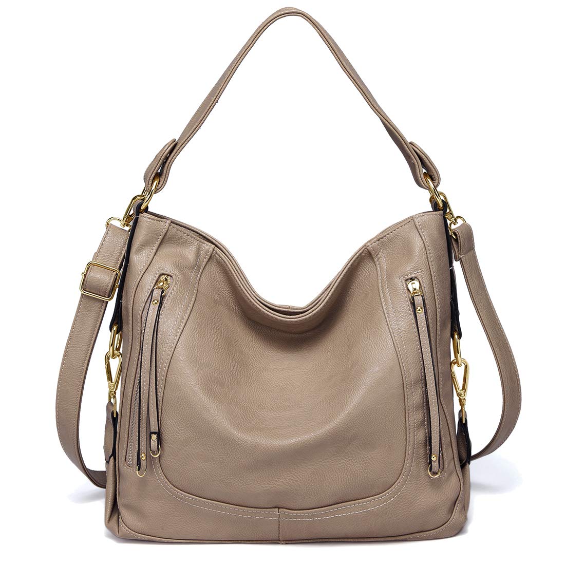 **Kasqo Vegan Leather Hobo Bags for Women - Large Shoulder Purses & Handbags, Fashion Satchel Tote Bag for Work, Travel & Everyday Use**