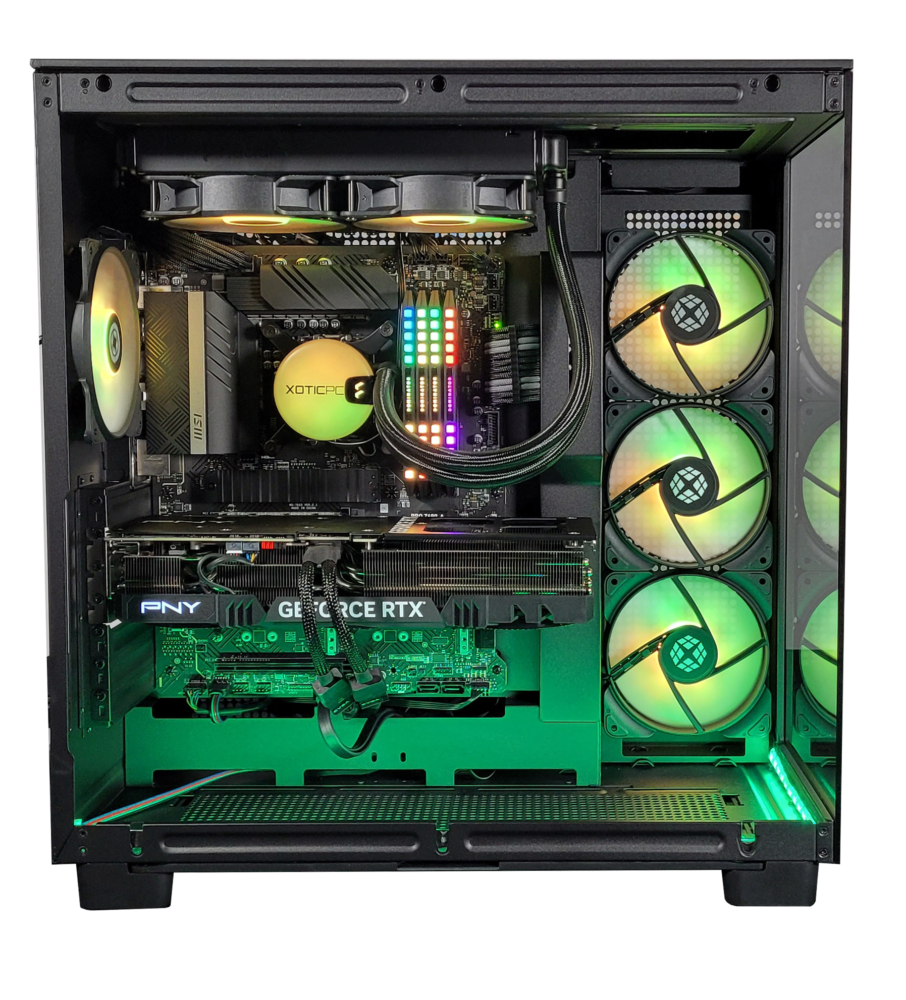 XOTIC PC GX11 H9 Flow High-Performance Gaming Desktop Computer - Intel Core i9, RTX 3080, 32GB RAM, 1TB SSD - Perfect for 4K Gaming, VR, Streaming & Content Creation