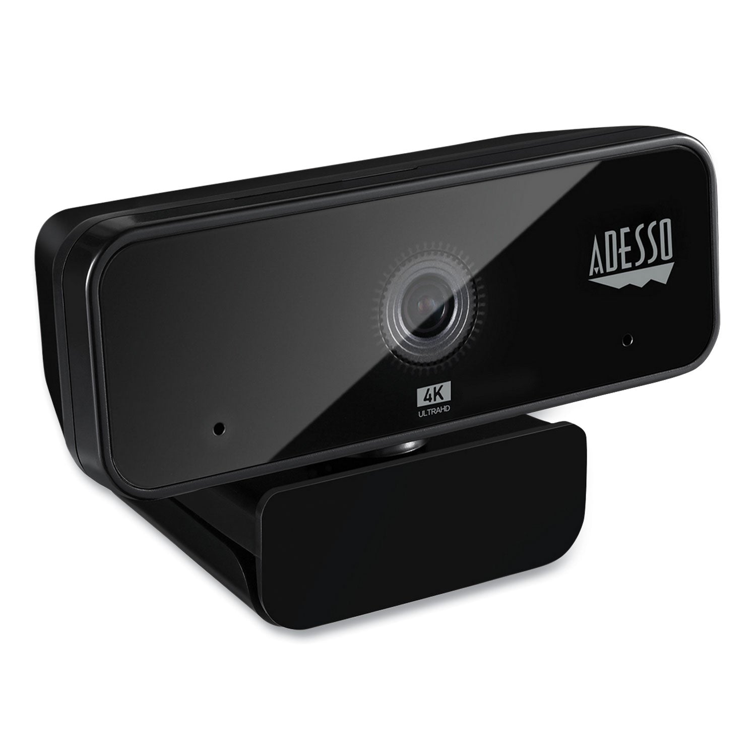 Adesso Cybertrack H6 4K USB Webcam with Built-in Microphone - 3840x2160 Resolution, 8MP Fixed Focus Camera for Video Conferencing, Streaming & Online Classes (Black)