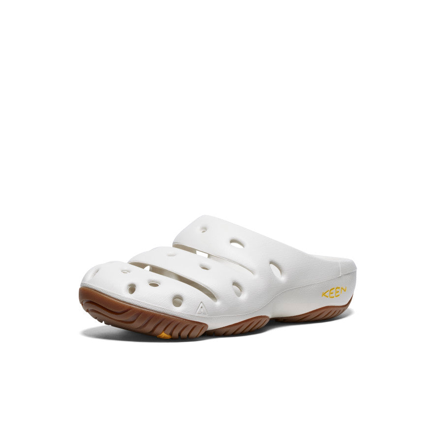Men's Yogui Clogs - Comfortable & Stylish Wooden Sandals for Men | Birch Wood Color | Perfect for Beach, Pool & Casual Summer Wear