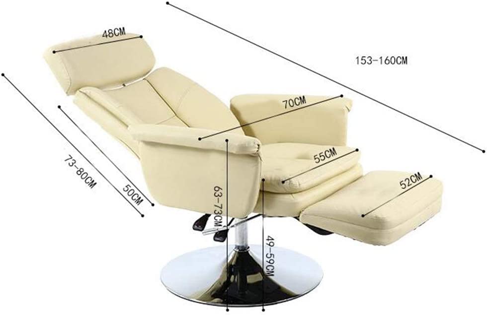 White Air Pressure Facial Bed Spa Table Salon Chair - 360° Rotating Massage Tattoo Chair with 440 LB Capacity for Beauty Salon, Home & Office | Perfect for Facial Treatments, Massage Therapy & Tattoo Sessions