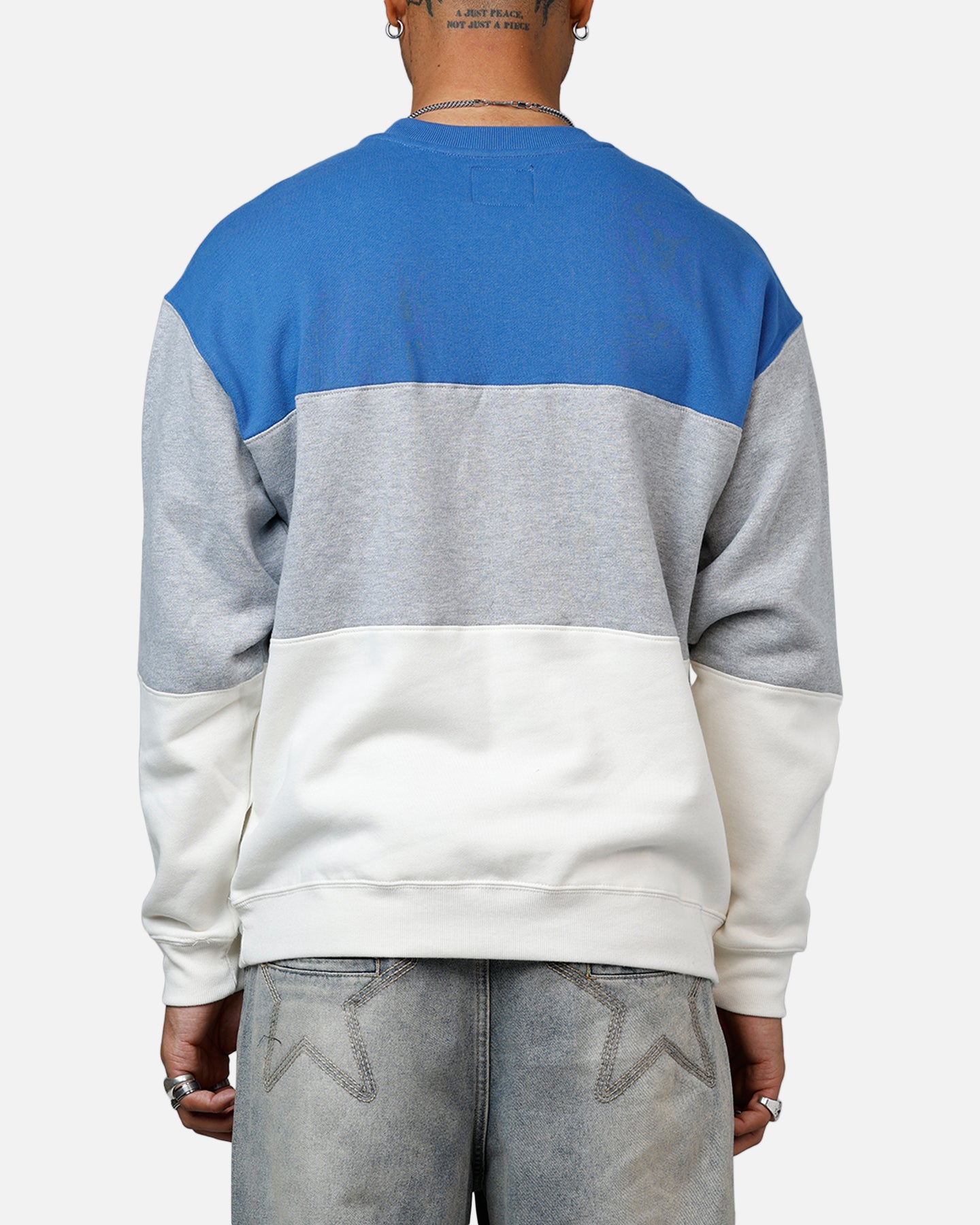 47 Brand Los Angeles Dodgers On Five Crewneck Sweatshirt - Blue & Grey - Men's Casual Baseball Fan Apparel for Game Day & Streetwear