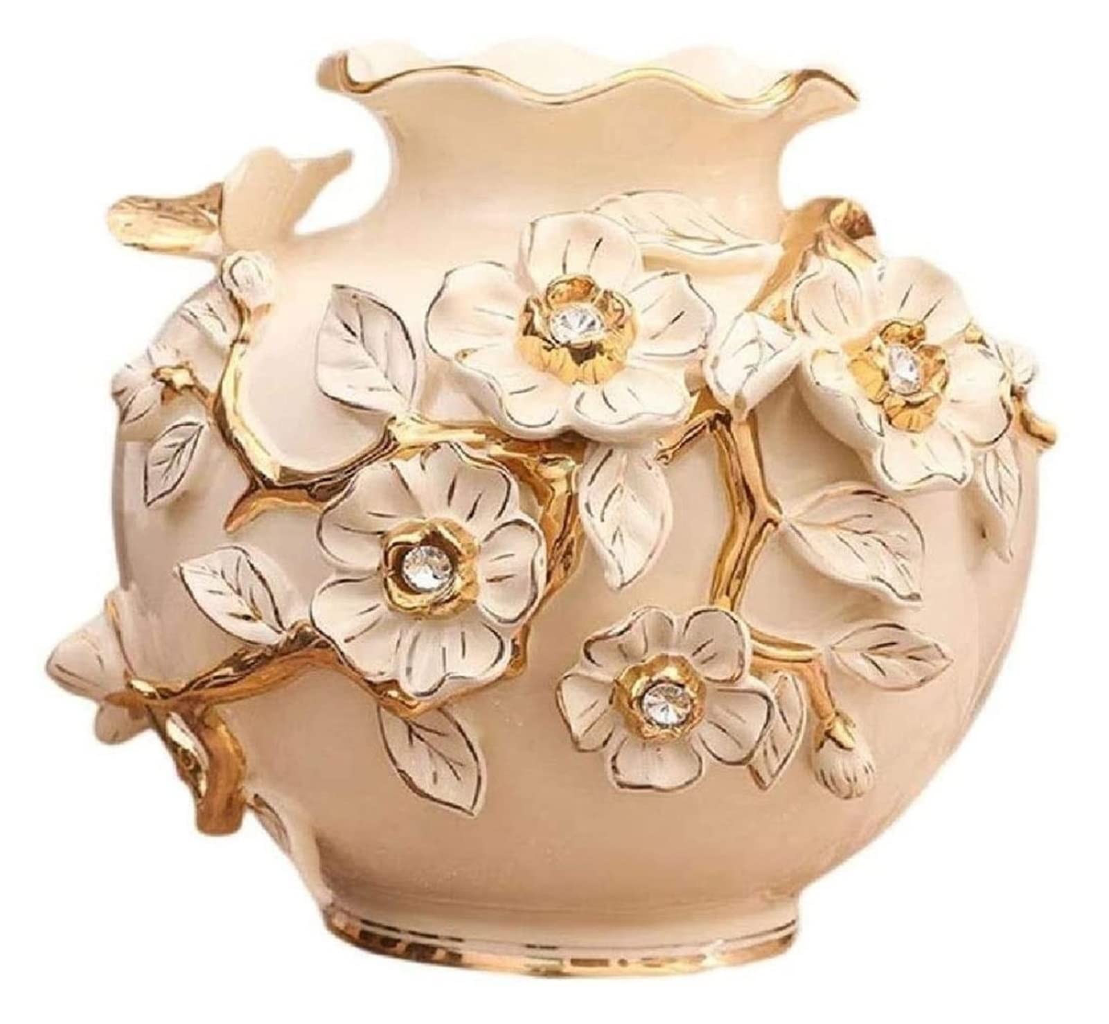 XIAOCHUN Ceramic Vase - Elegant Home Decor for Living Room, Dining Table & Countertop - Flower Arrangement & Centerpiece - Perfect for Wedding, Party & Interior Design