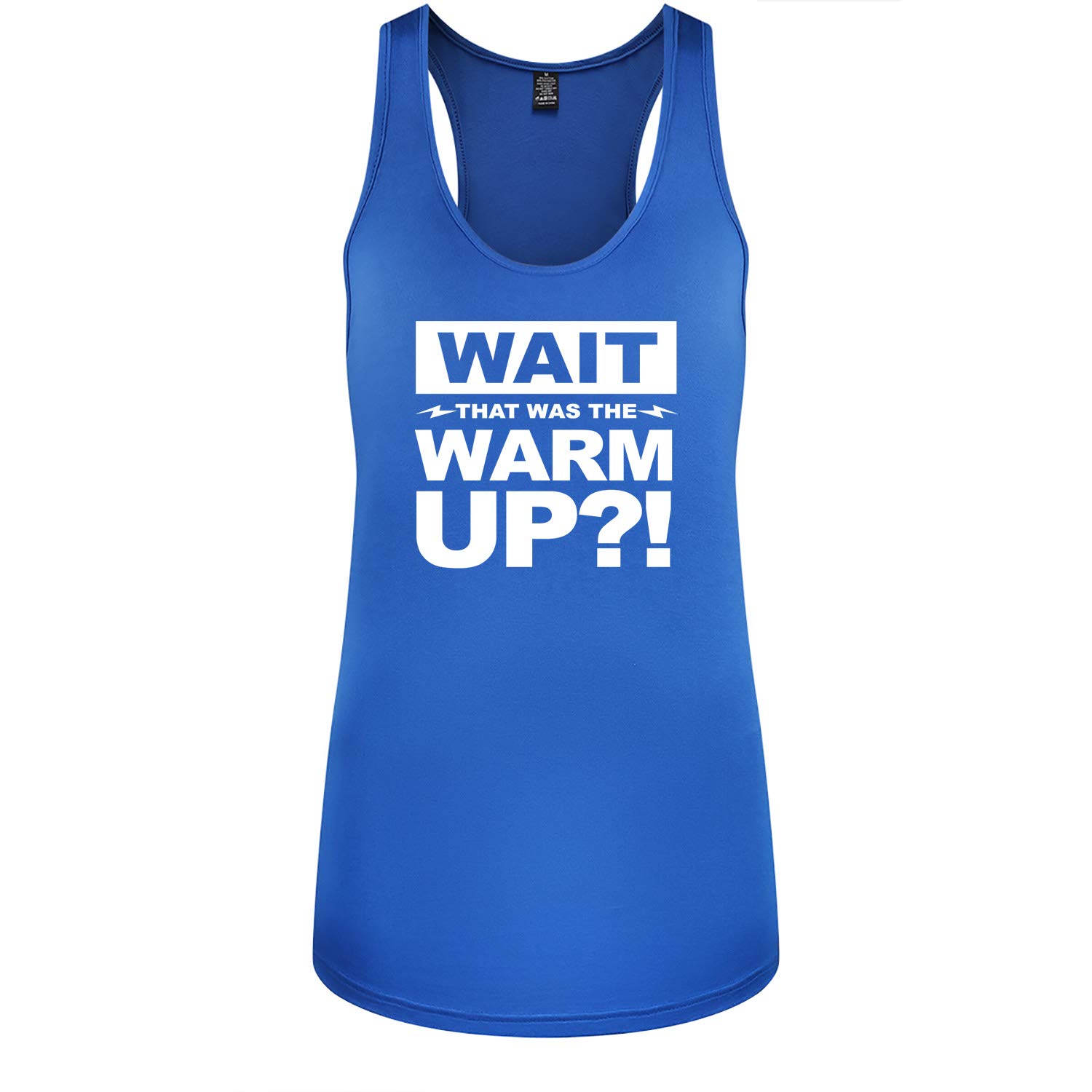 FANNOO Women's Workout Tank Tops - Funny Saying Fitness Gym Racerback Sleeveless Shirts for Running, Yoga & Training | Breathable & Comfortable Activewear