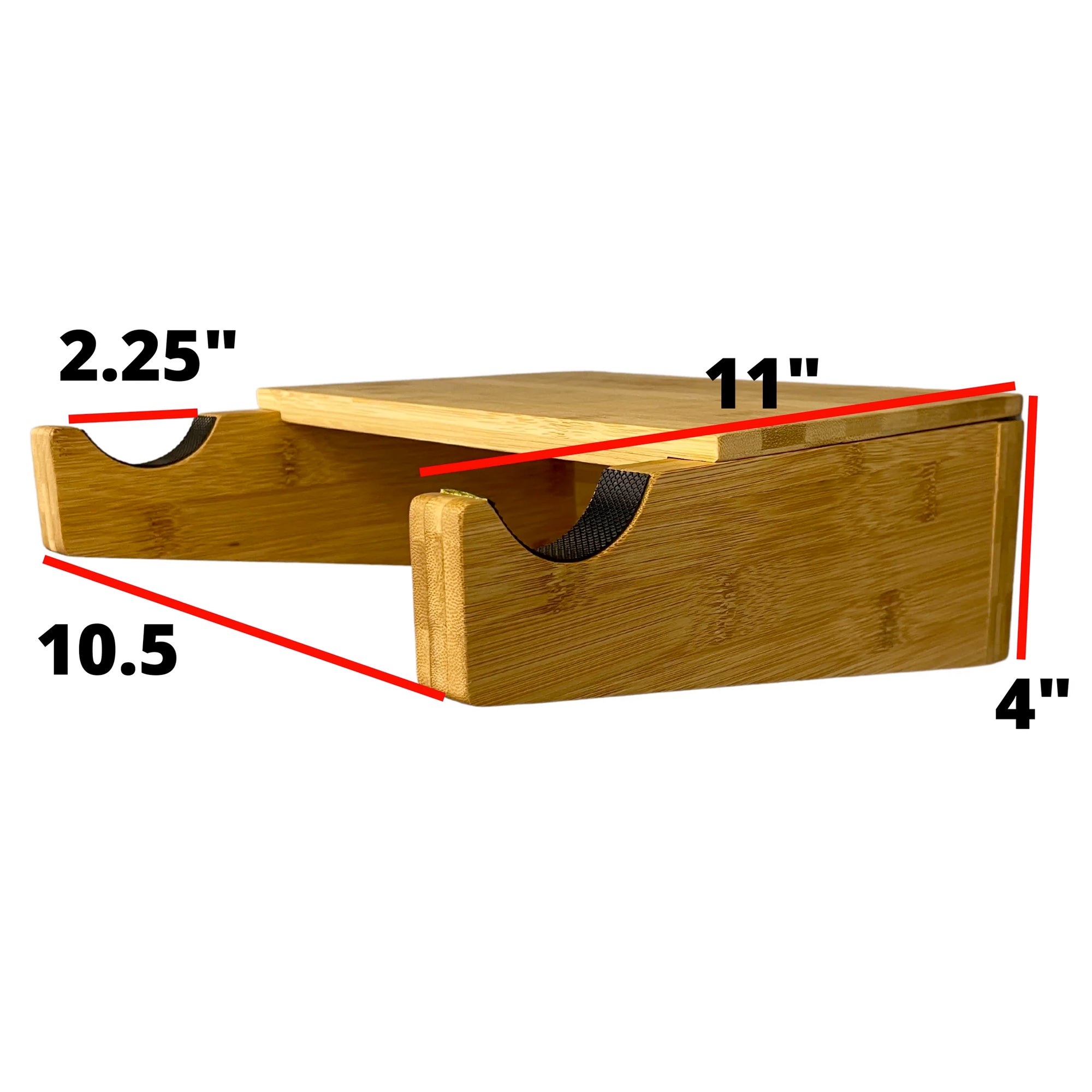 Cor Surf Premium Bamboo Bike Shelf Wall Rack - Space Saving Bike Storage Solution for Garage, Apartment & Outdoor Use