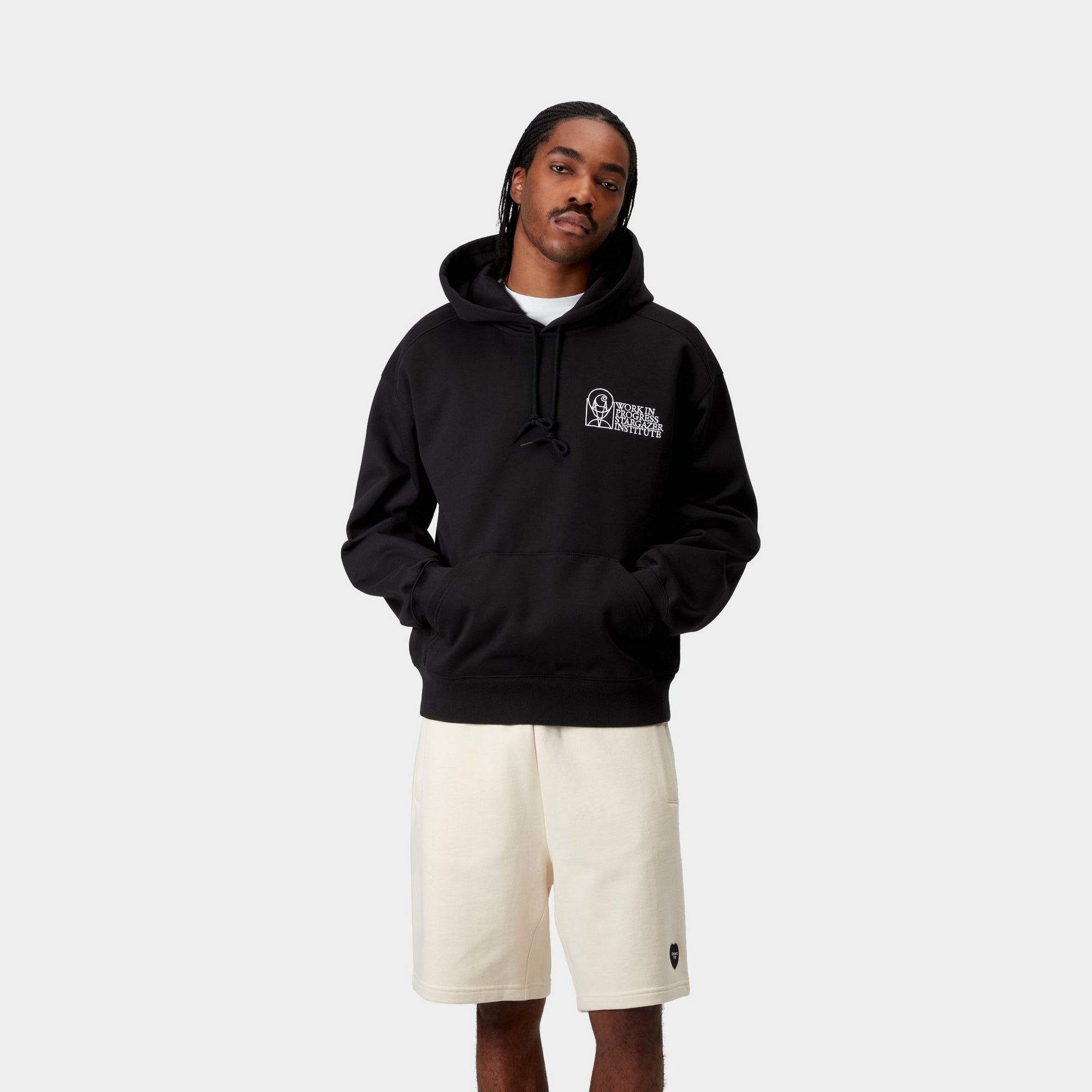 Stylish Hooded Stargazer Sweatshirt for Women & Men - Black & White Color Options | Cozy Pullover for Stargazing, Casual Outfits & Lounge Wear