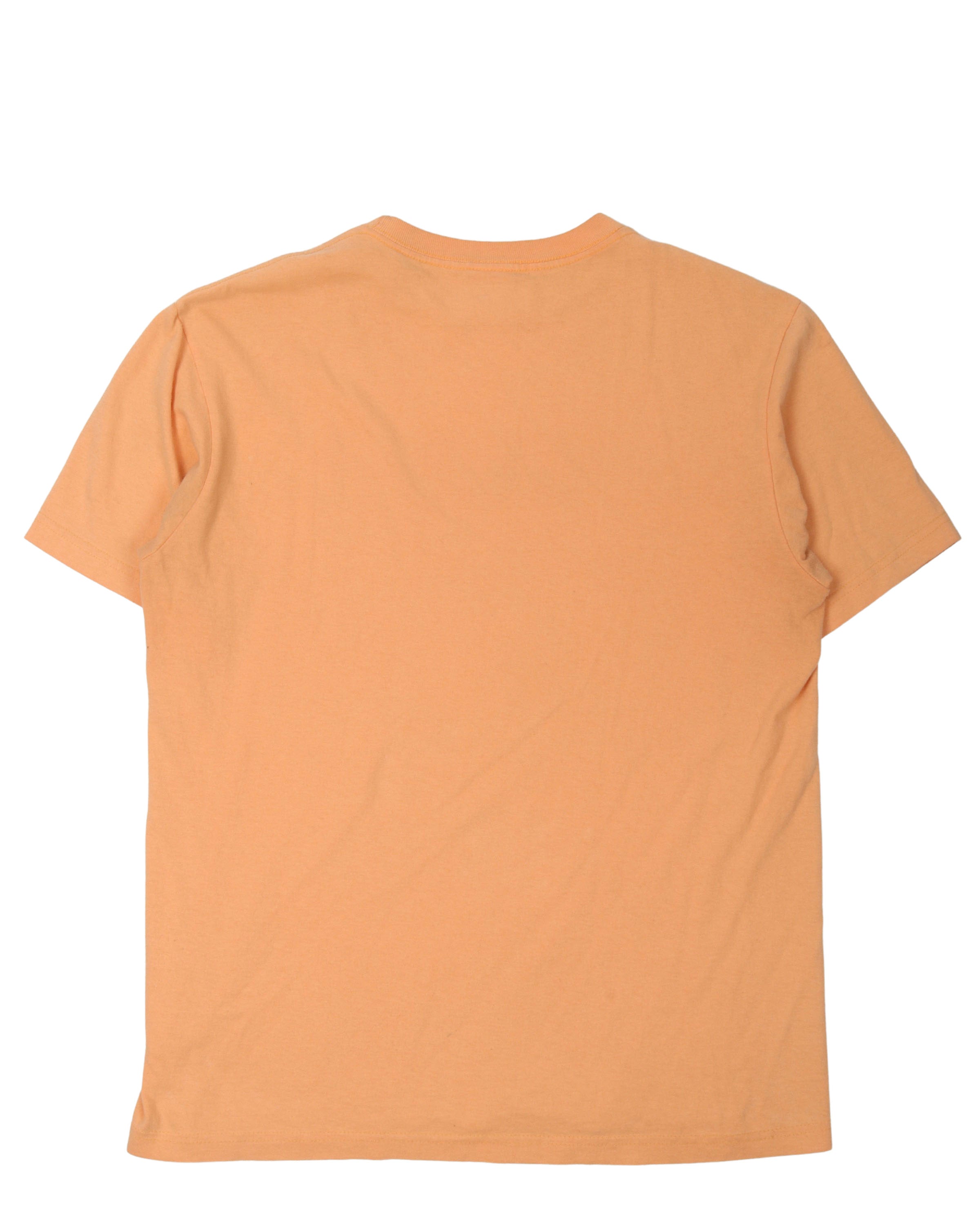 2004 Orange Box Logo T-Shirt - Vintage Graphic Tee for Men & Women - Perfect for Casual Wear, Street Style & Retro Fashion Outfits