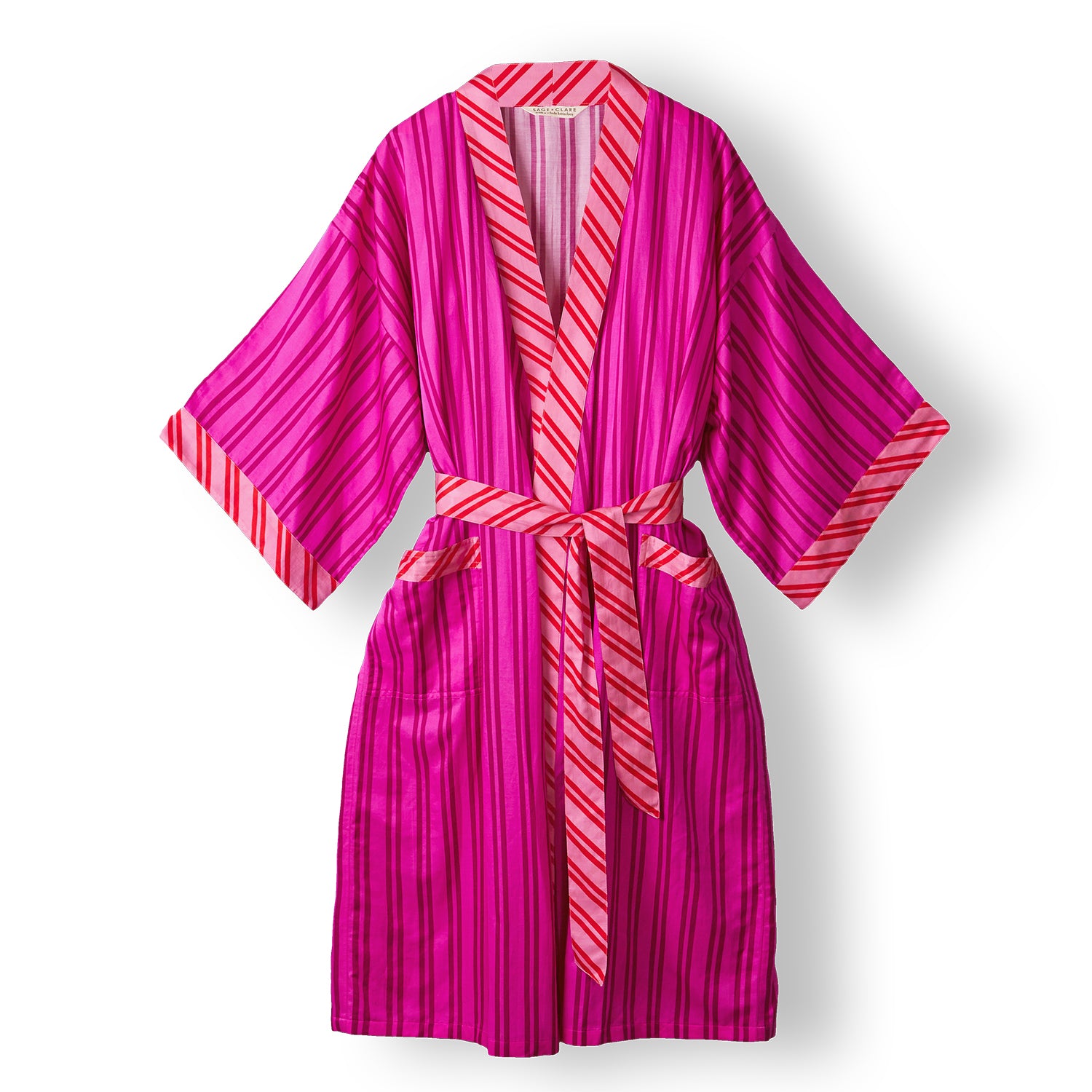 Taylor Women's Soft Plush Robe - Cozy Bathrobe for Spa, Lounge & Relaxation at Home - Long Sleeve Kimono Style Robe with Pockets