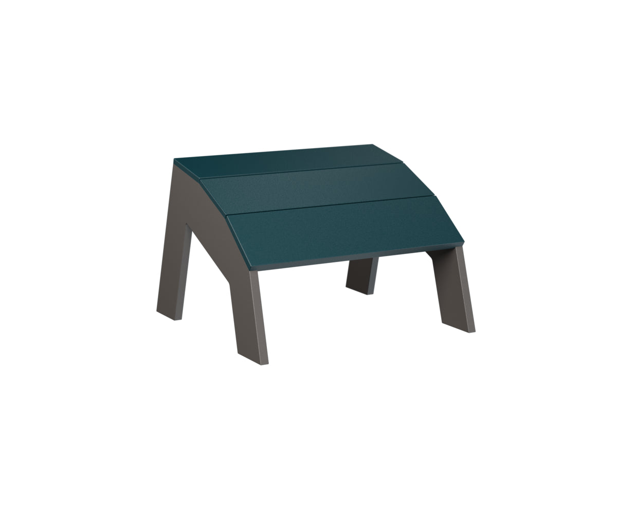 Berlin Gardens Nordic Adirondack Footstool - Outdoor Patio Furniture, Solid Wood Footrest for Garden, Deck & Poolside Relaxation