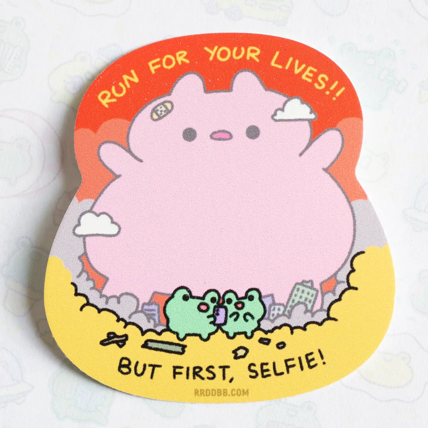 Big Bunny Selfie Vinyl Sticker - Cute Bunny Decal for Laptops, Water Bottles & Phone Cases - Perfect for DIY Crafts, Scrapbooking & Gift Decorations
