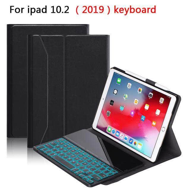 Wireless Bluetooth Keyboard Case for iPad 10.2 (7th & 8th Generation 2019/2020) with Backlit Keys - Perfect for Work, Study & Travel