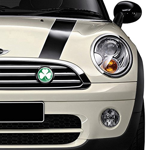 BKC031 Shamrock Magnetic Black Grill Badge Holder Combo - Universal Fit, No Tools Required, Weatherproof & Car Wash Safe - Perfect for Jeep, Truck & SUV Customization