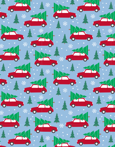 Bringing Home The Tree Scalloped Tissue Paper - Christmas Tree Decorations, Holiday Party Supplies, Gift Wrapping & DIY Crafts for Festive Home Decor
