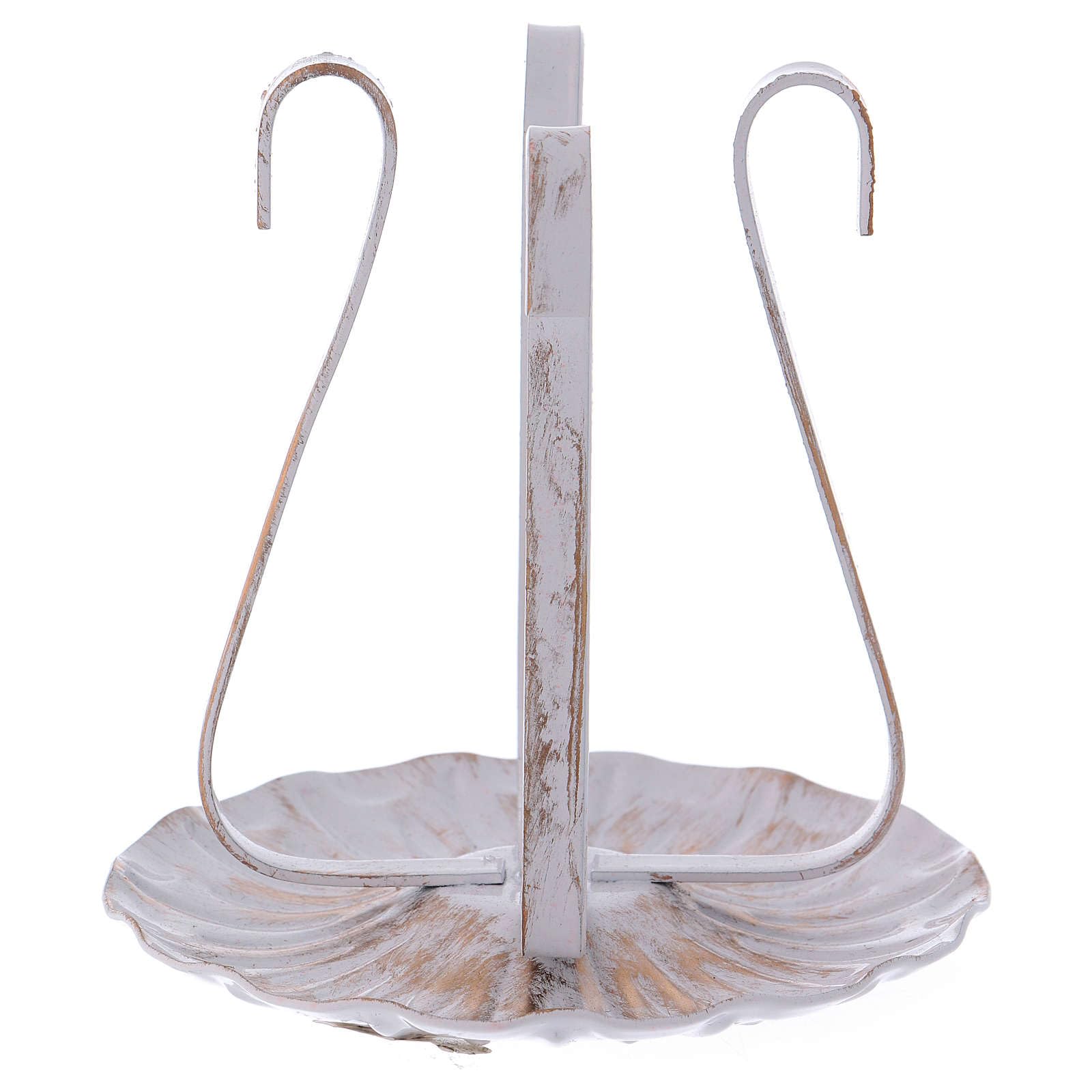 Elegant White Iron Candle Holder with Gold Finishing - Perfect for Wedding Centerpieces, Home Decor, and Romantic Dinner Ambiance