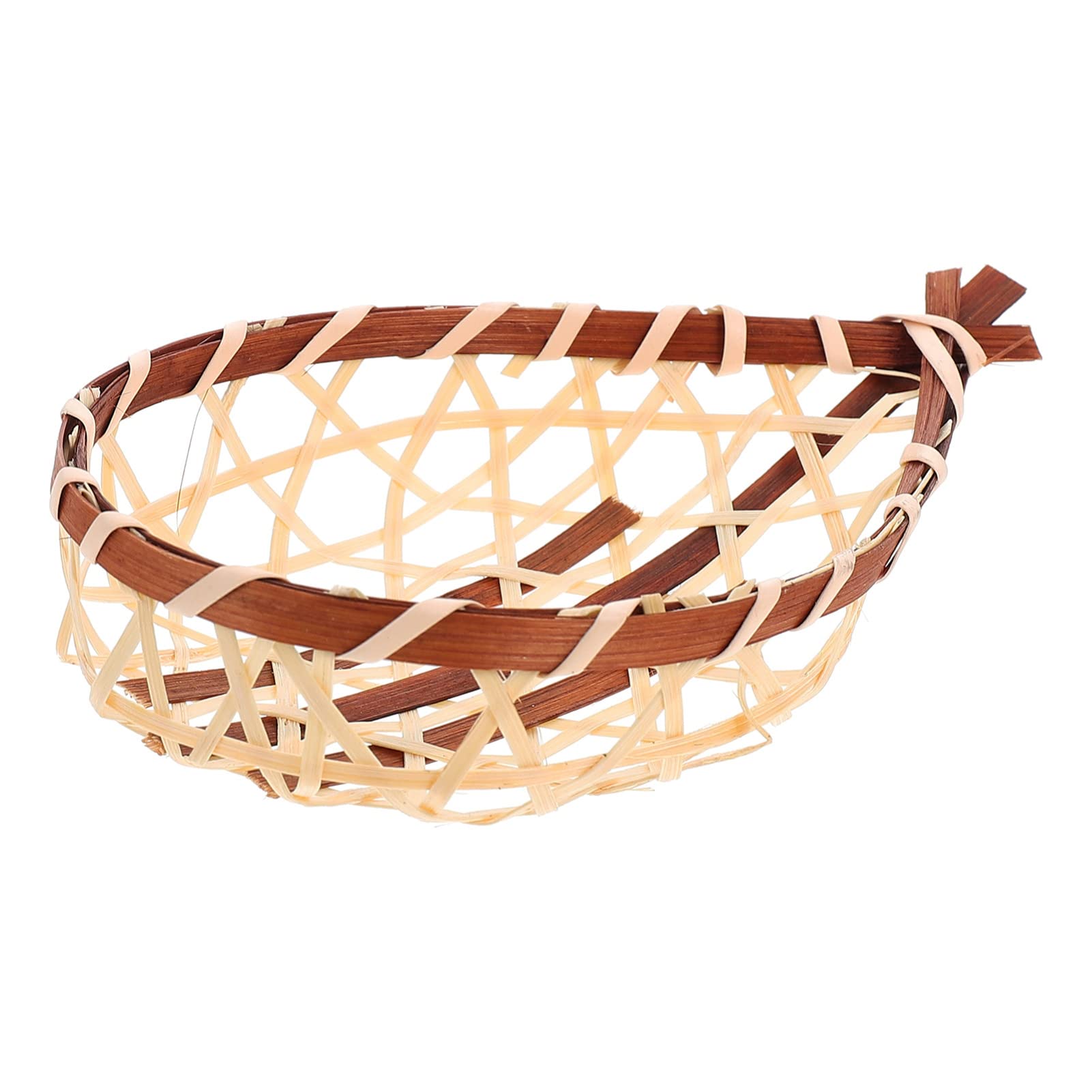 Bamboo Egg Basket - Kitchen Food Tray for Bread, Sashimi & Desserts