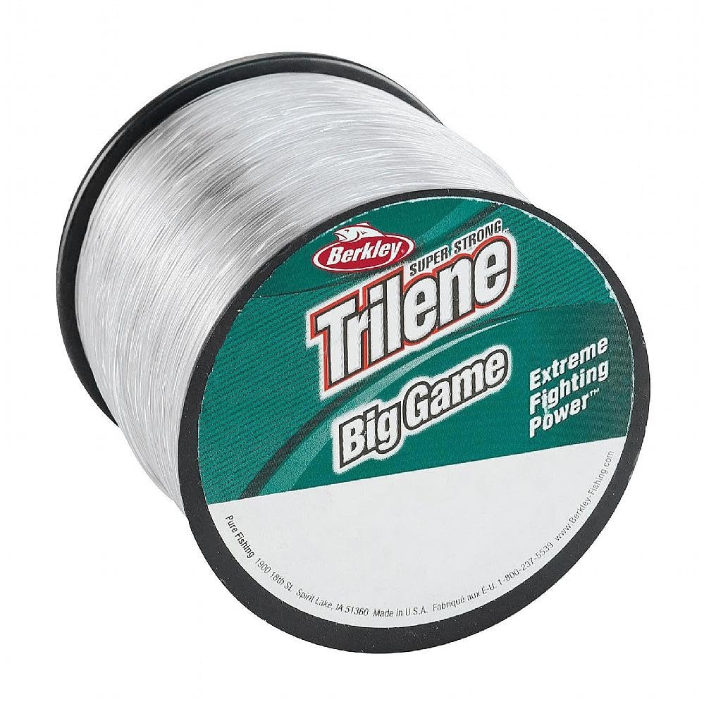 Berkley Trilene Big Game Monofilament Fishing Line - High Strength, Low Memory for Saltwater & Freshwater Fishing - Perfect for Bass, Walleye, and Catfish Angling