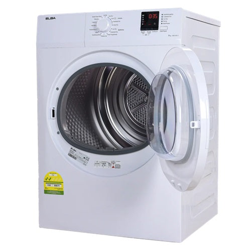 Elba EBD 850V 8kg Air Vented Dryer - Energy Efficient Laundry Solution for Home & Apartment Use