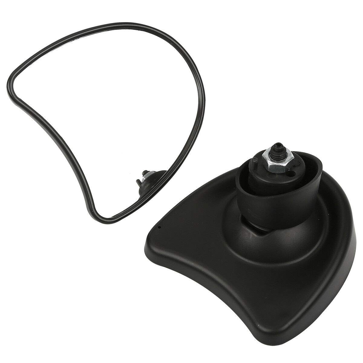 10mm Fairing Mount Rear View Mirror for 1996-2013 Harley Electra Glide & Street Glide Trike Models FLHX/FLHTCU/FLHT/FLHTC - Universal Black Motorcycle Mirror for Improved Road Visibility & Safety Riding