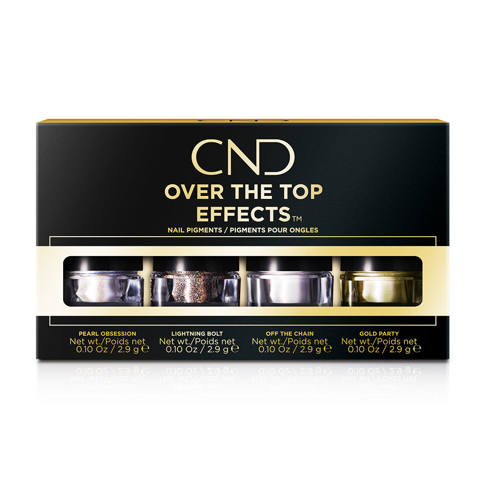 CND Over The Top Effects Kit - Professional Nail Art Design Set for Salon & Home Use - Perfect for Manicures, Pedicures, and Special Occasions