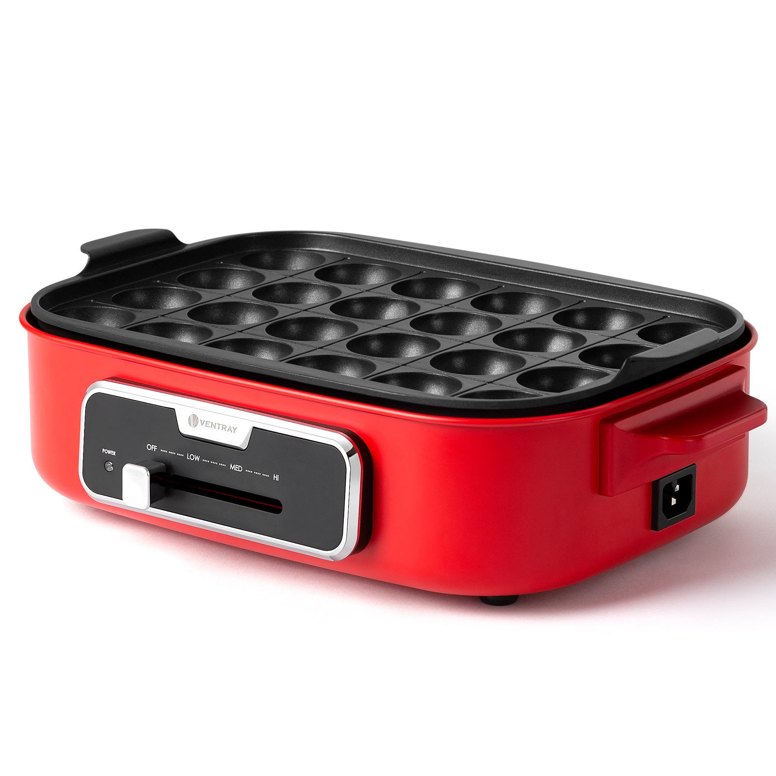 EL GRILL Electric Indoor Grill Set with 5 Nonstick Pans - Perfect for Healthy Cooking, Grilling Steaks, Burgers & Vegetables at Home or Office