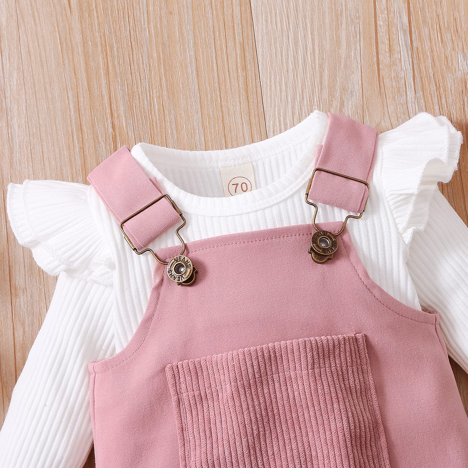 Mubineo 3Pcs Newborn Baby Girl Outfits - Bodysuit, Romper, Dress & Headband Set | Soft Cotton Baby Clothes for Photos, Parties & Everyday Wear