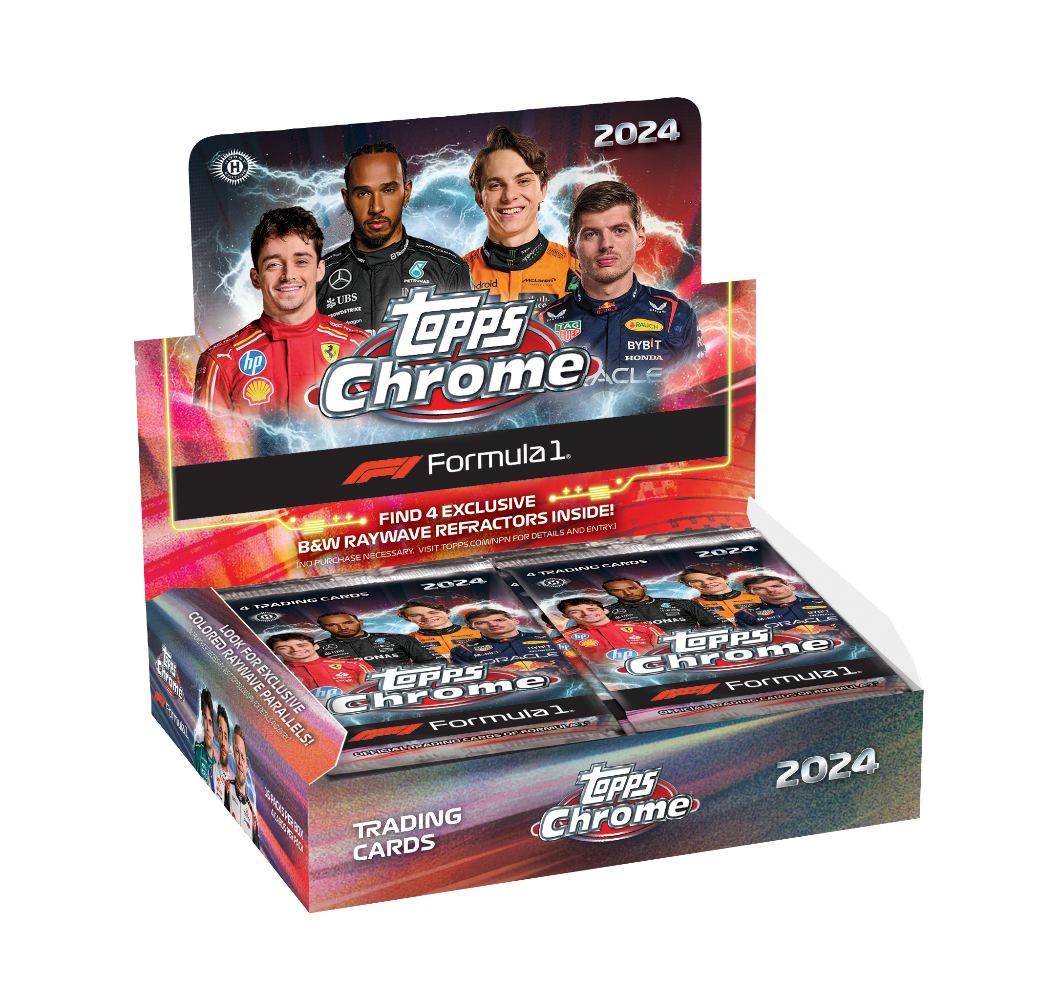 2024 Topps Chrome Formula 1 Qualifying Lap Trading Cards - Premium Collectible F1 Racing Cards for Fans & Collectors - Perfect for Display, Trading, and Sports Memorabilia Collections
