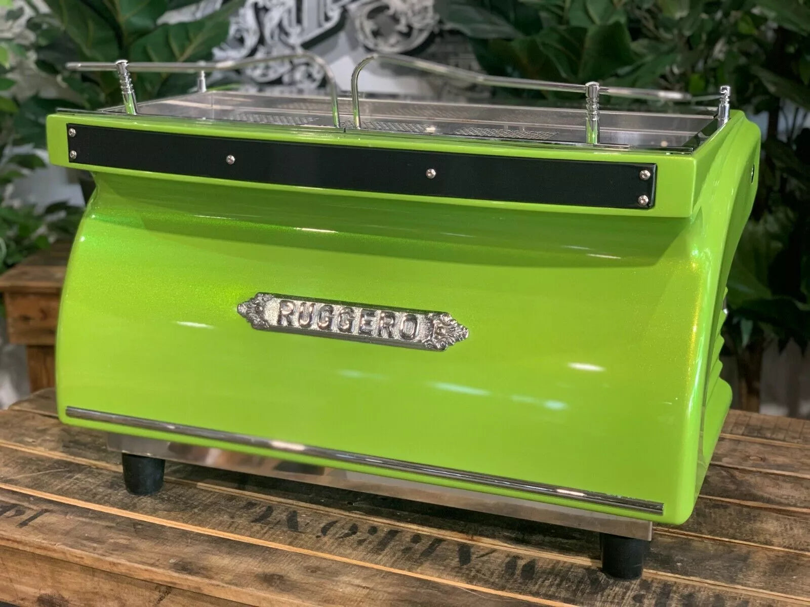 Expobar Ruggero 2 Group Commercial Espresso Machine - Green - Perfect for Cafes, Restaurants, and Coffee Shops