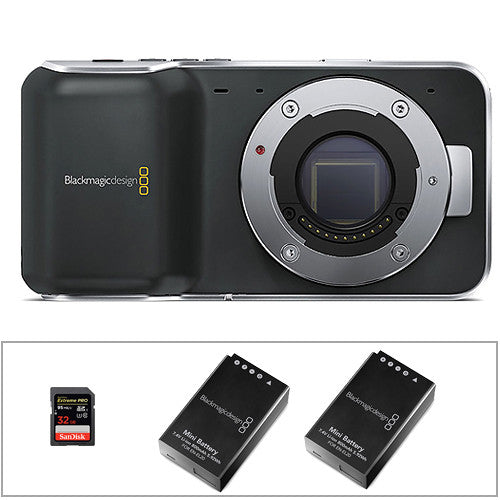 Blackmagic Design Pocket Cinema Camera 4K/6K Kit - Professional Digital Film Camera for Vloggers & Filmmakers - Perfect for YouTube, Short Films & Travel Videography
