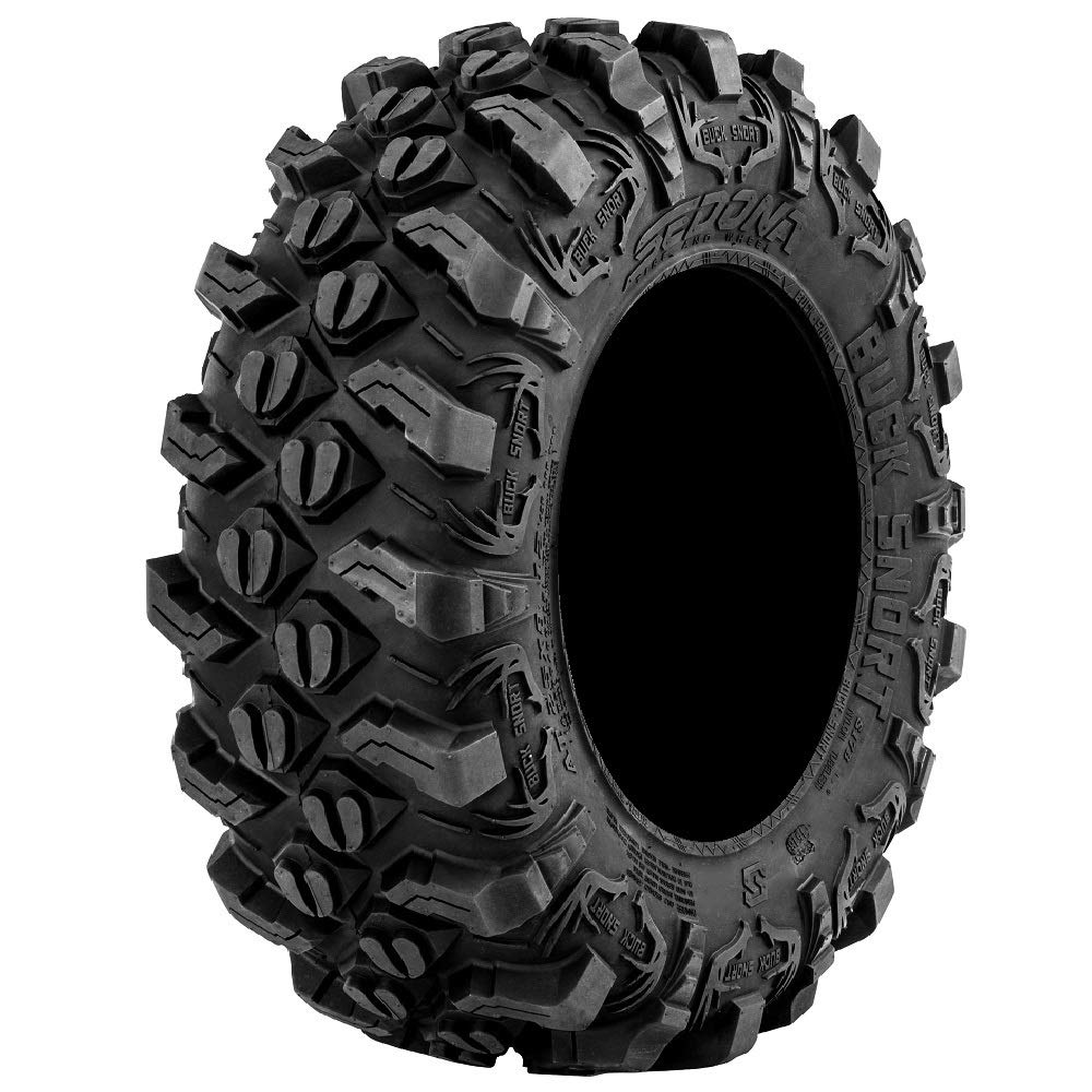 Sedona Buck Snort 27x11-14 (6ply) ATV Tires - Pair of 2 Heavy-Duty All-Terrain Tires for Off-Road Adventures, Mudding, and Trail Riding