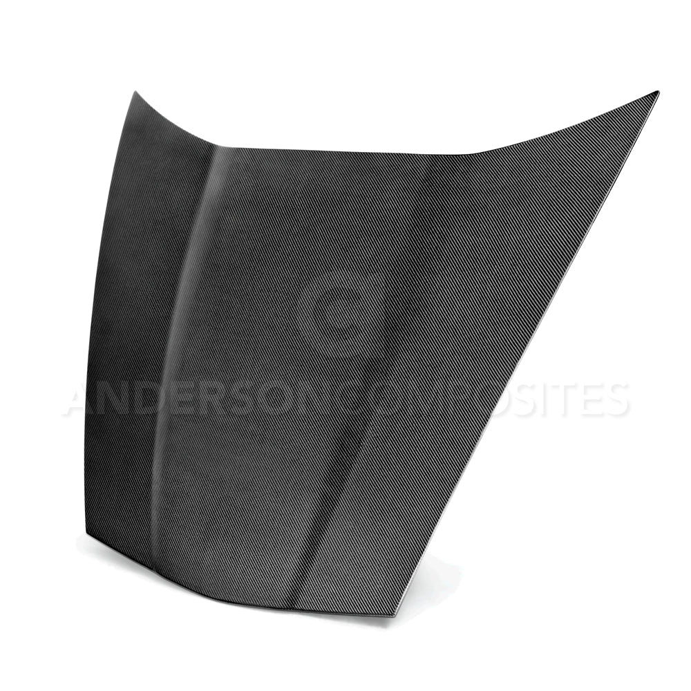 2005-2013 Chevrolet Corvette C6 Type TS Hood by Anderson Composites | Carbon Fiber Replacement Hood | AC HD05CHC6 OE Style | Perfect for Performance Upgrades & Car Shows