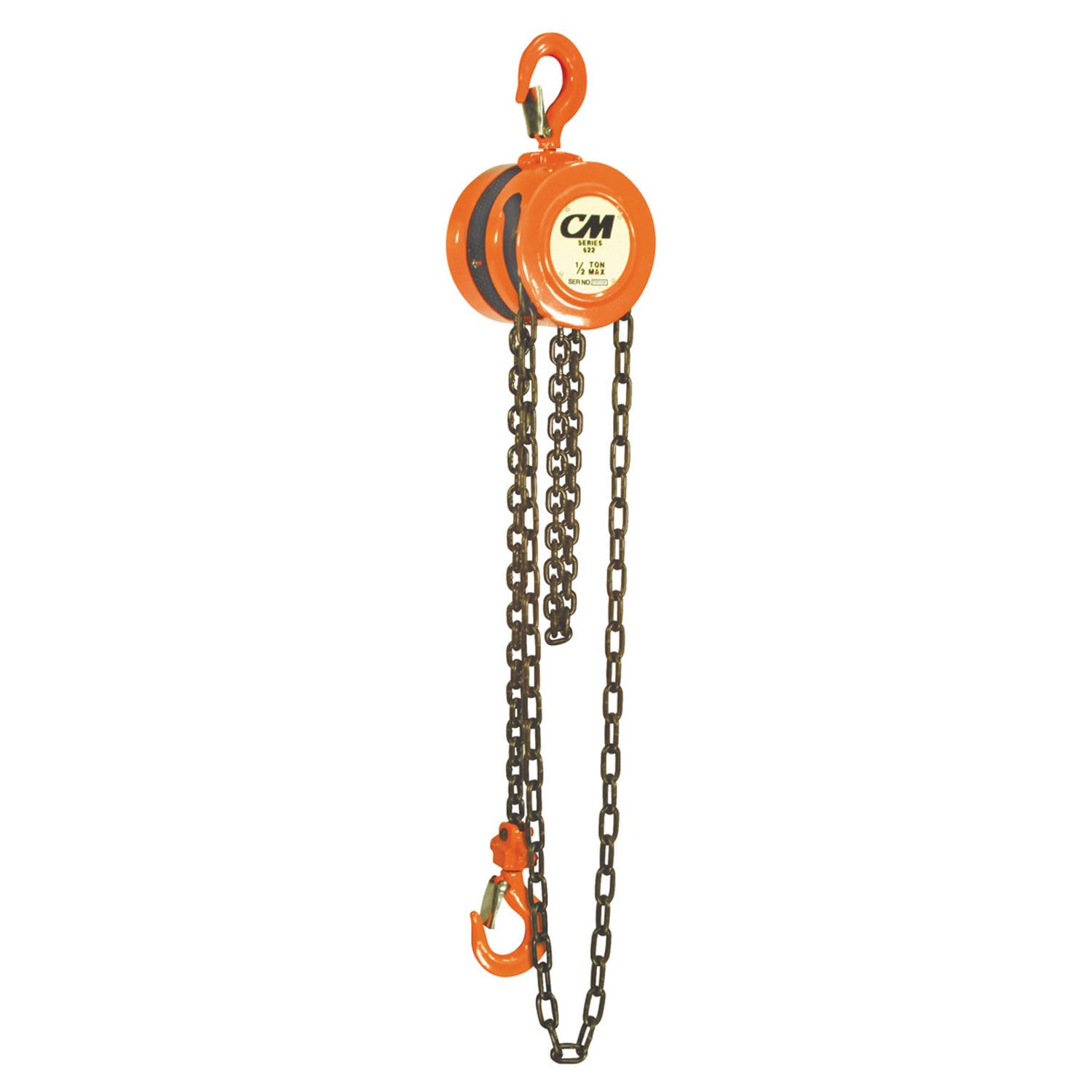 622 Series 2 Ton Hand Chain Hoist - 20ft Lift Capacity with 18ft Hand Chain - Perfect for Warehouse, Construction & Industrial Lifting Operations