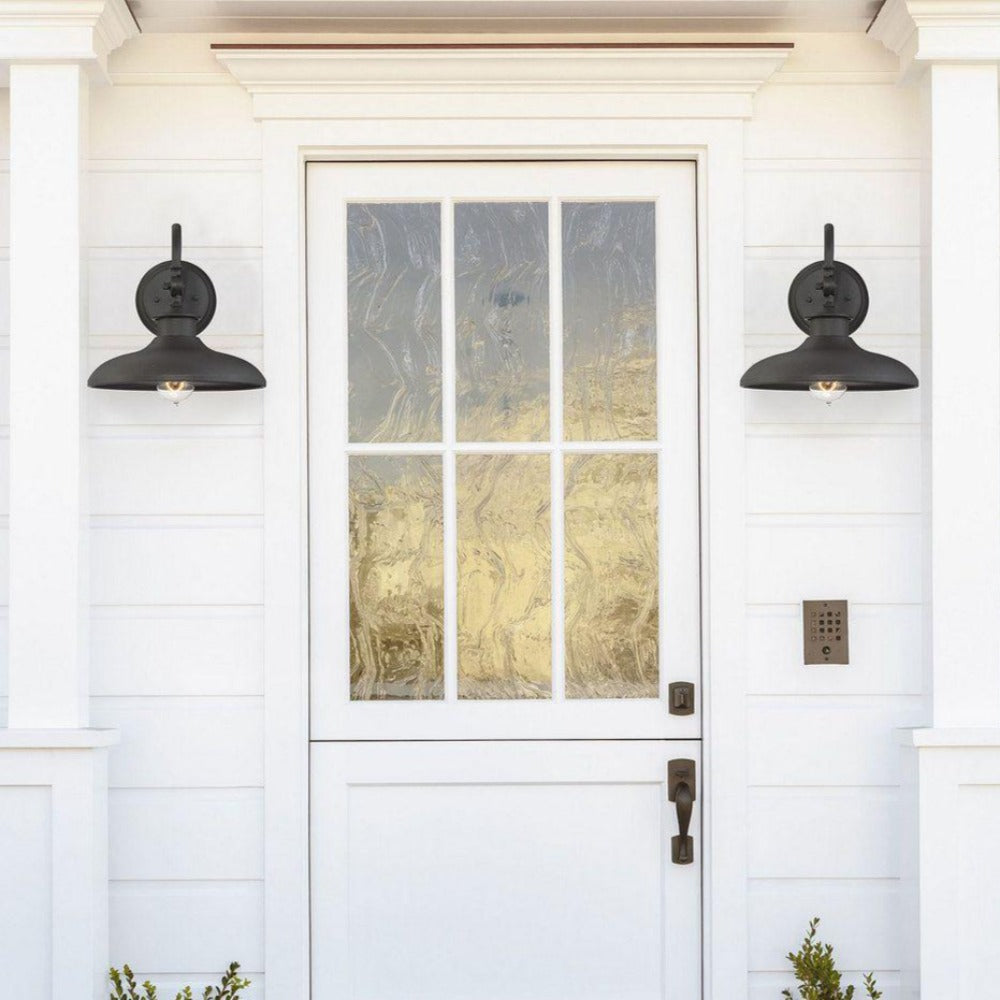 Raleigh Outdoor Wall Sconce - Waterproof Exterior Light Fixture for Porch, Patio & Garden - Durable Weatherproof Outdoor Lighting with Classic Design