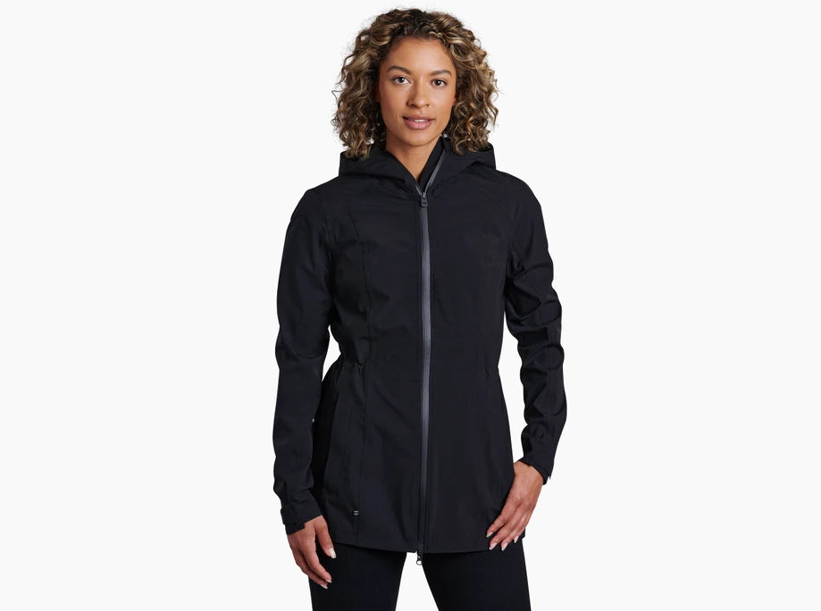 Women's Lightweight Stretch Voyager Jacket - Waterproof Windbreaker for Hiking, Travel & Outdoor Adventures