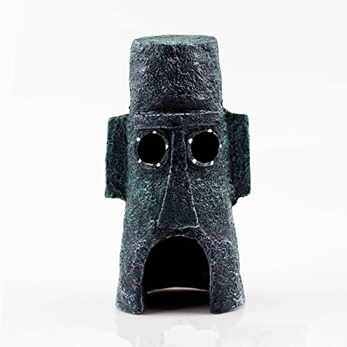 Funny Pineapple Cartoon Fish Tank Cave - Resin Aquarium Decoration for Betta Fish, Shrimp & Small Fish - Unique Home Ornament & Hideout Accessory - Perfect for Tropical & Freshwater Tanks (LJFFJL-3006)