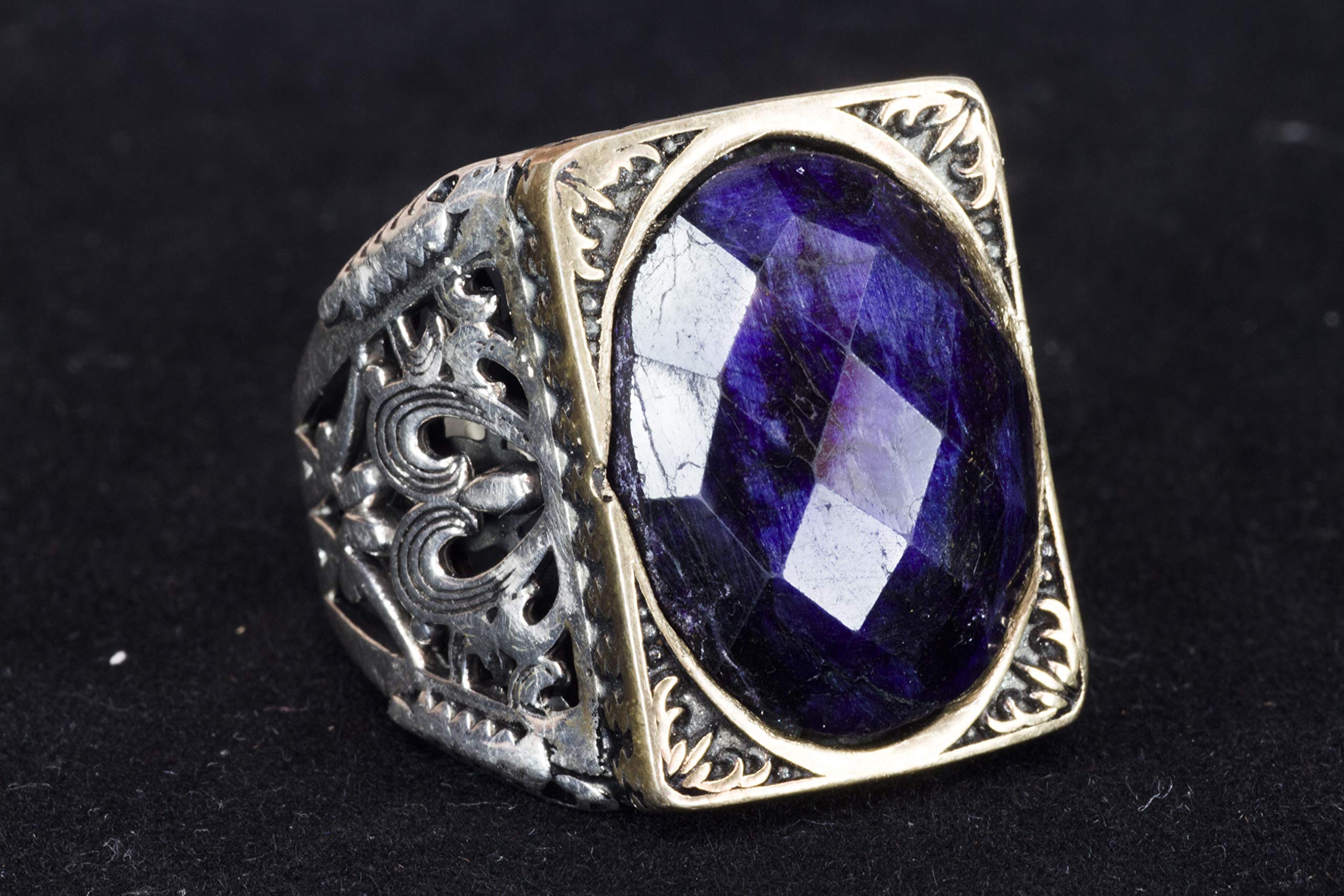 Real Natural Gemstone Ring - 925 Sterling Silver Ring for Women | Elegant Handmade Jewelry for Weddings, Parties & Everyday Wear