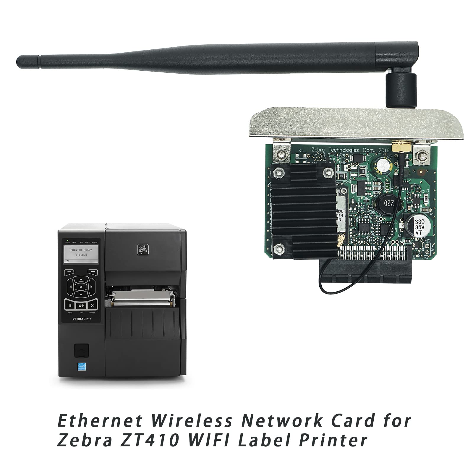 LANADO Internal Ethernet Print Server Network Card for Zebra ZT210 ZT230 ZT410 ZT420 Label Printers - High-Speed Connectivity for Warehouse, Retail & Shipping Label Printing