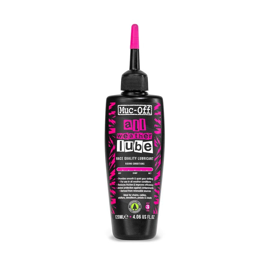 Muc Off All Weather Bike Chain Lube - High Performance Bicycle Lubricant for Wet & Dry Conditions - Perfect for Mountain Biking, Road Cycling & Commuting
